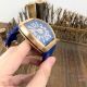 Replica Franck Muller Vanguard V45 Automatic Watch Rose Gold Blue Gummy Strap (4)_th.jpg